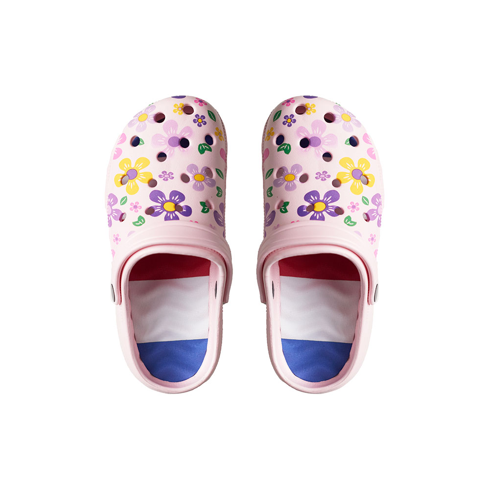 Женская обувь на высокой подошве 36-41 фиолетовые в цветочек